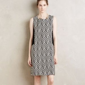 Anthro Illusionist Shift Dress